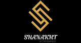 A minimalist gold geometric monogram logo above the word 'SHANAKHT' in white serif font, with smaller white text reading 'GET RECOGNISED' on a solid black background.