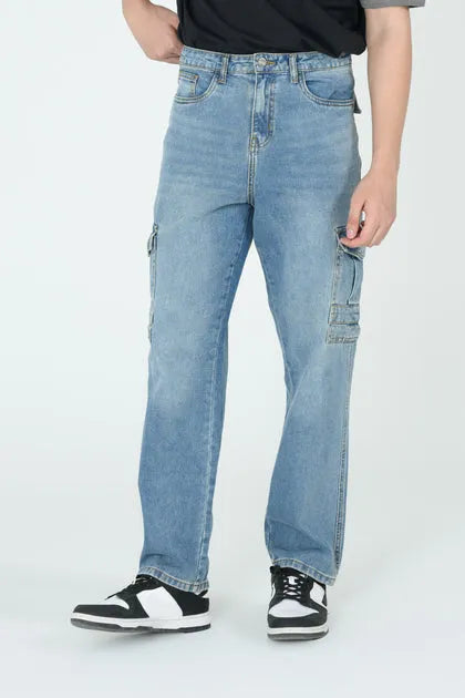 ORIGINAL STRAIGHT FIT CARGO DENIM