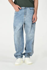 BAGGY FIT CARGO DENIM