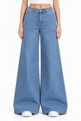 Women's Wide-Leg Jeans for Women | Blue