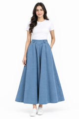 Women's Knock Denim Skirt