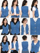 Denim Vest Top for Women