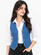 Denim Vest Top for Women