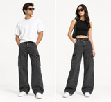 Unisex Baggie Cargo Pant | Grey