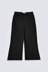GIRLS DENIM LOOK FLARED JEGGINGS