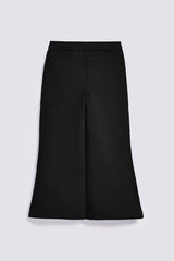 GIRLS DENIM LOOK FLARED JEGGINGS