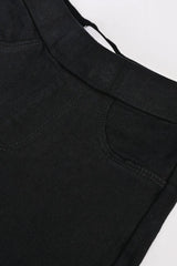 GIRLS DENIM LOOK FLARED JEGGINGS