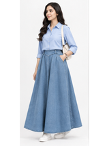 Women's Knock Denim Skirt
