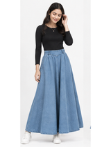 Women's Knock Denim Skirt